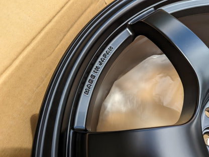 Rays Gram Lights 57 DR Semi Gloss Black | 5x100 | 18x9.5 +38 | New