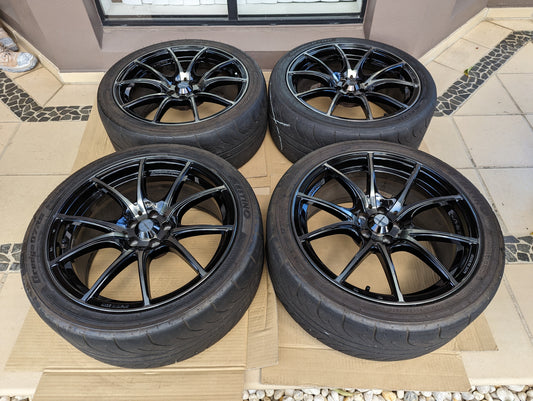 
WedsSport SA-10R (Zebra Black) with Genuine WedsSport Center Caps