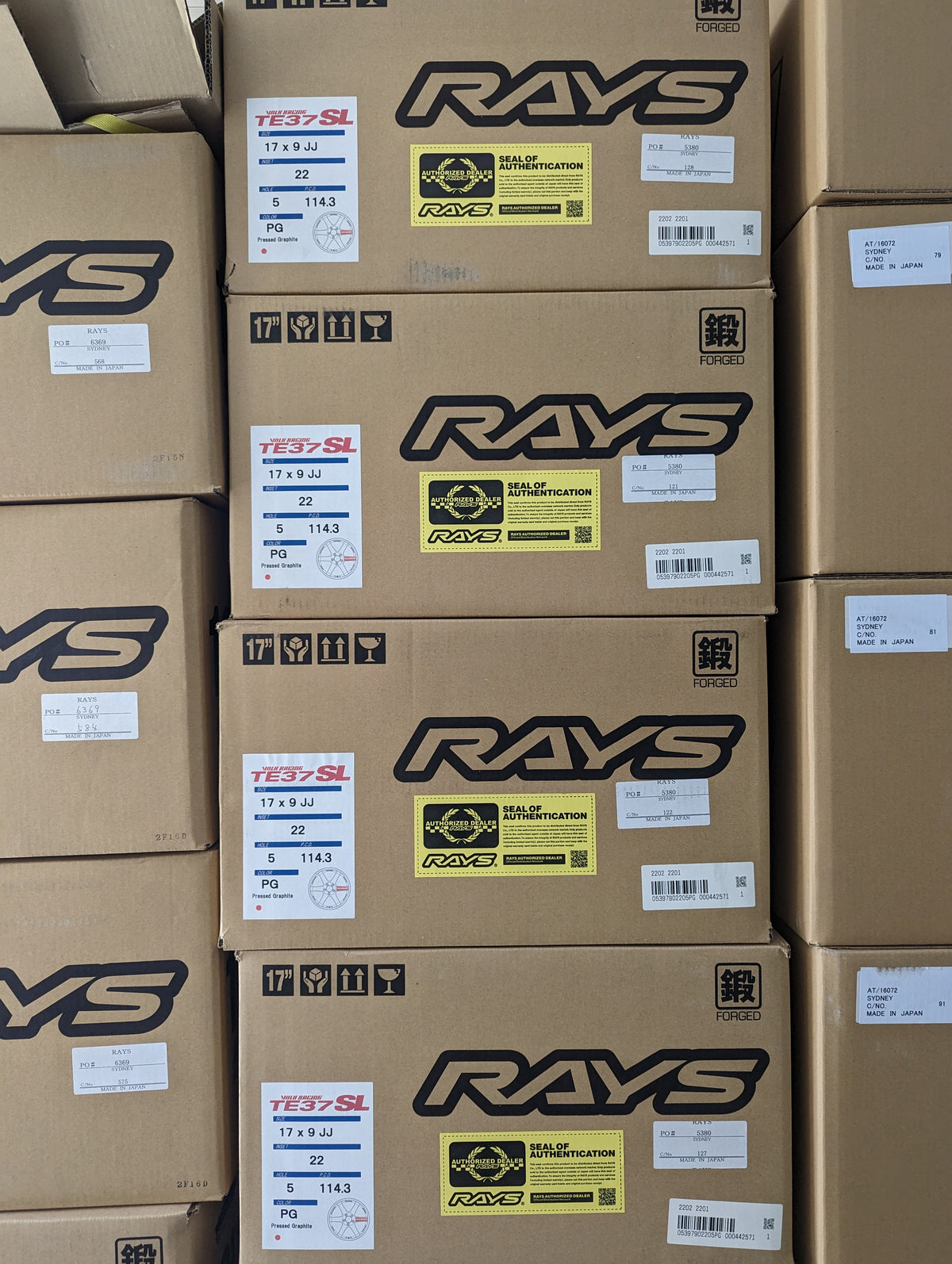 Rays Volk Racing TE37 Black Edition III | 5x114.3 | 18x10.5 +14 | New | Discontinued