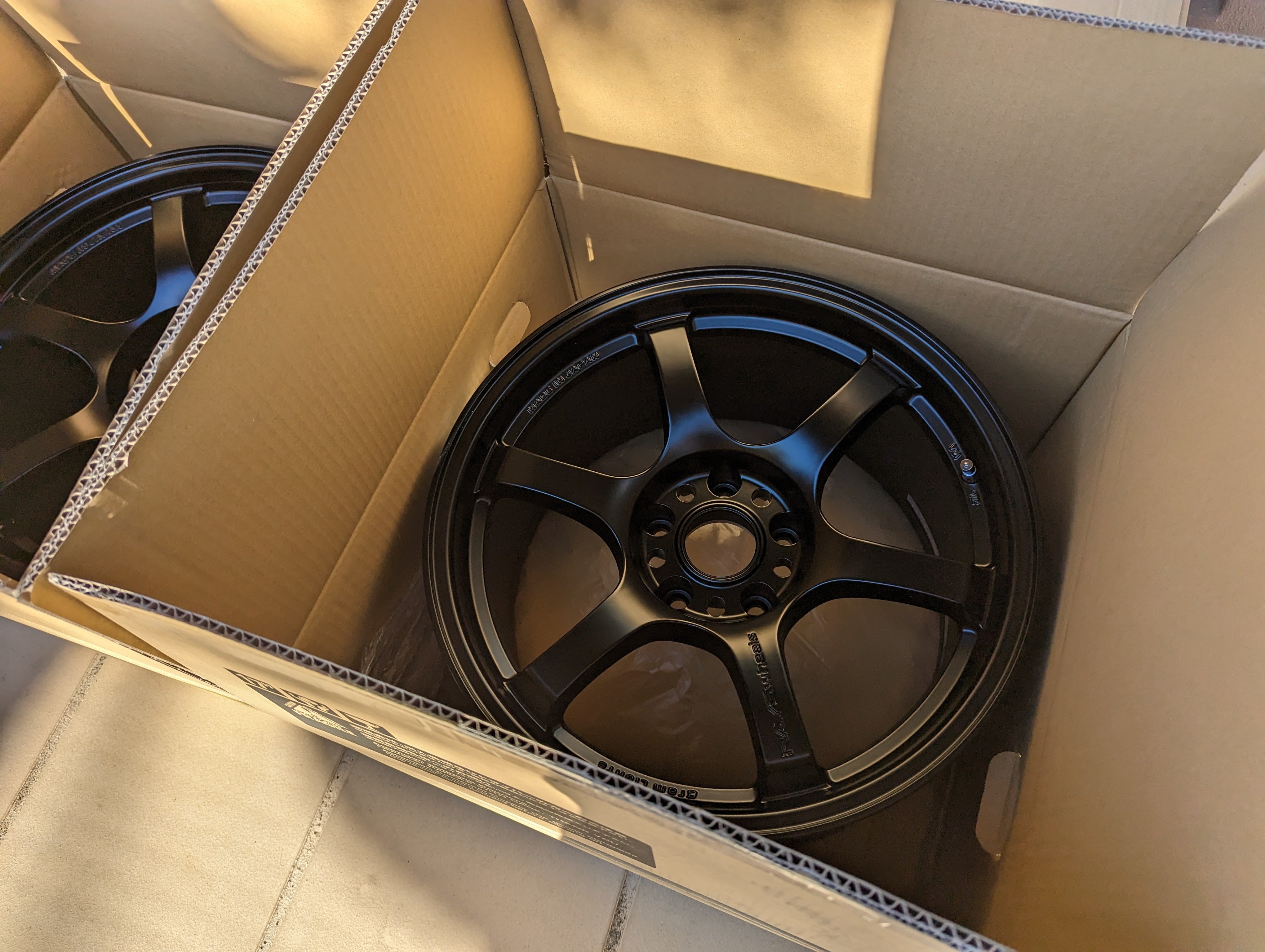 Rays Gram Lights 57 DR (Semi Gloss Black) - 5x114.3 - 17x9 +12