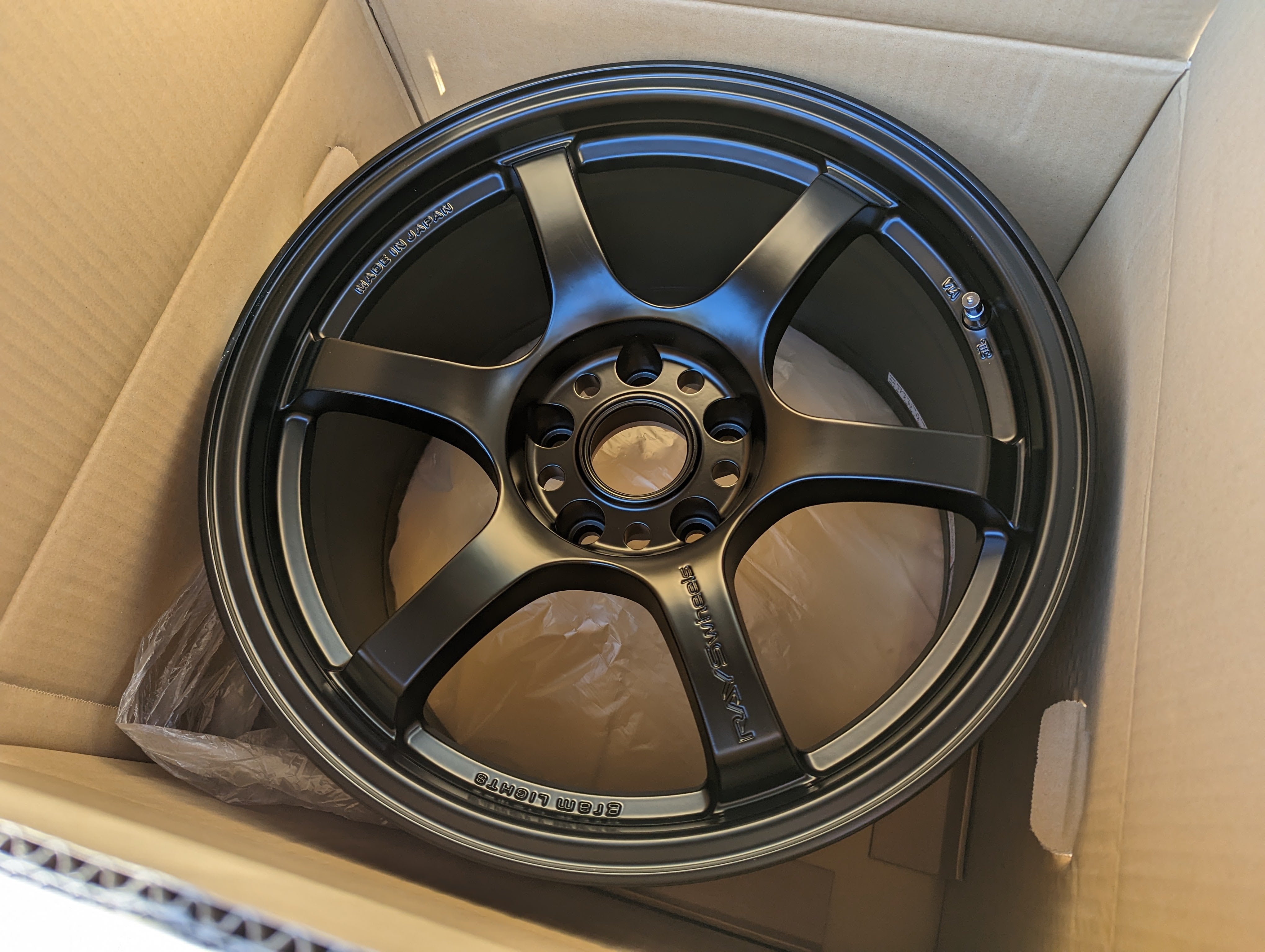 Rays Gram Lights 57 DR (Semi Gloss Black) - 5x114.3 - 17x9 +12