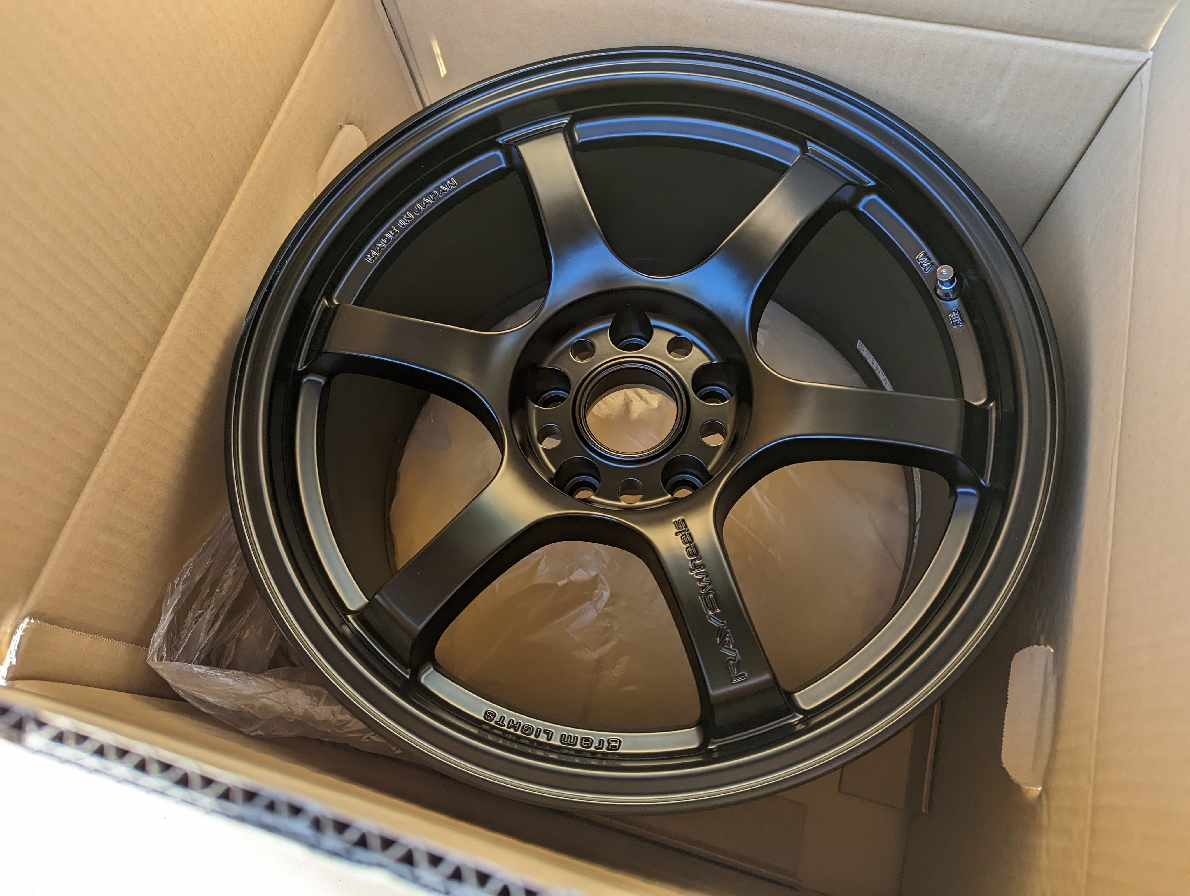 Rays Gram Lights 57 DR (Semi Gloss Black) - 5x114.3 - 17x9 +12