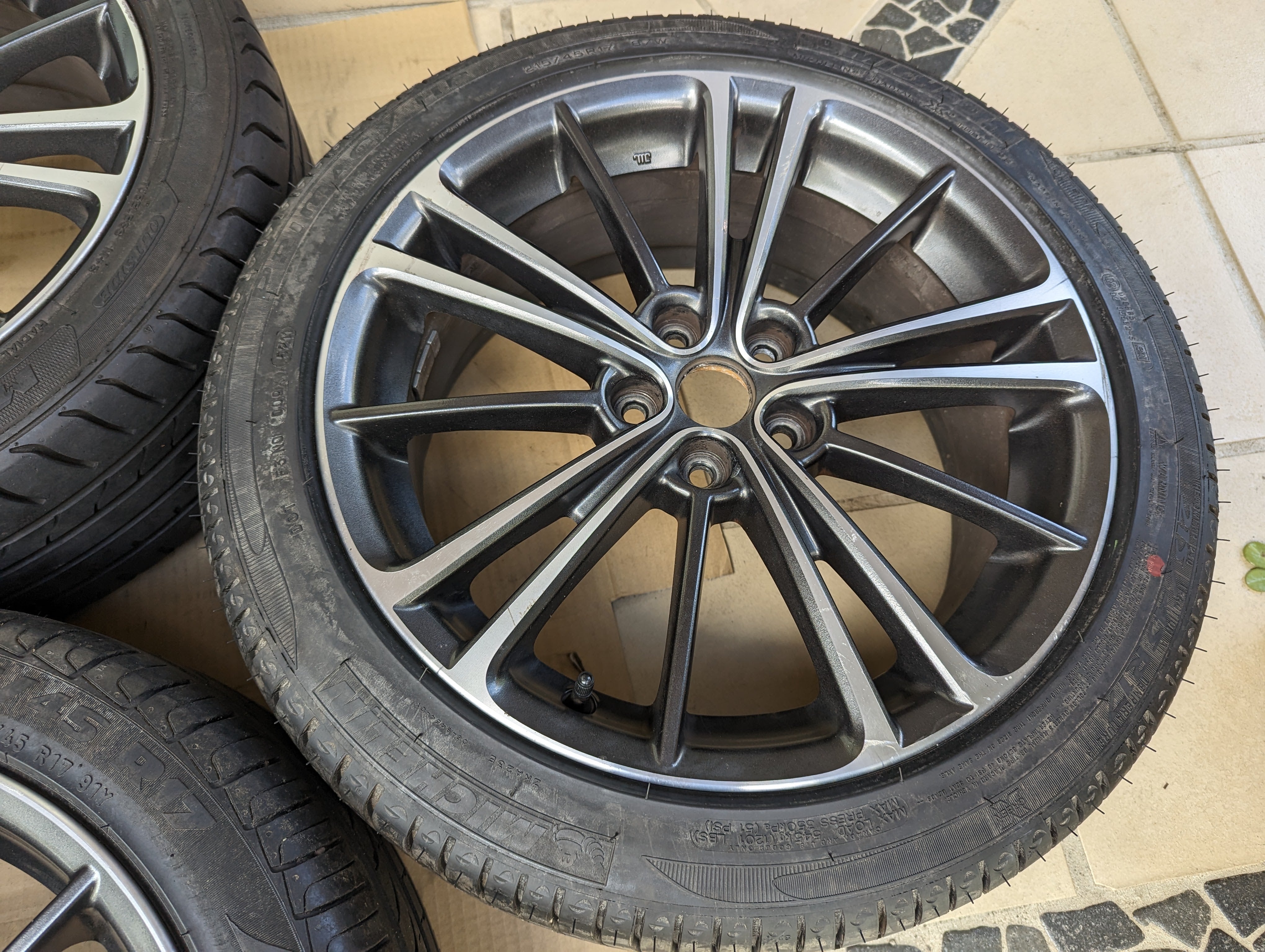 Subaru BRZ Wheels (5) with Genuine Subaru Center Caps