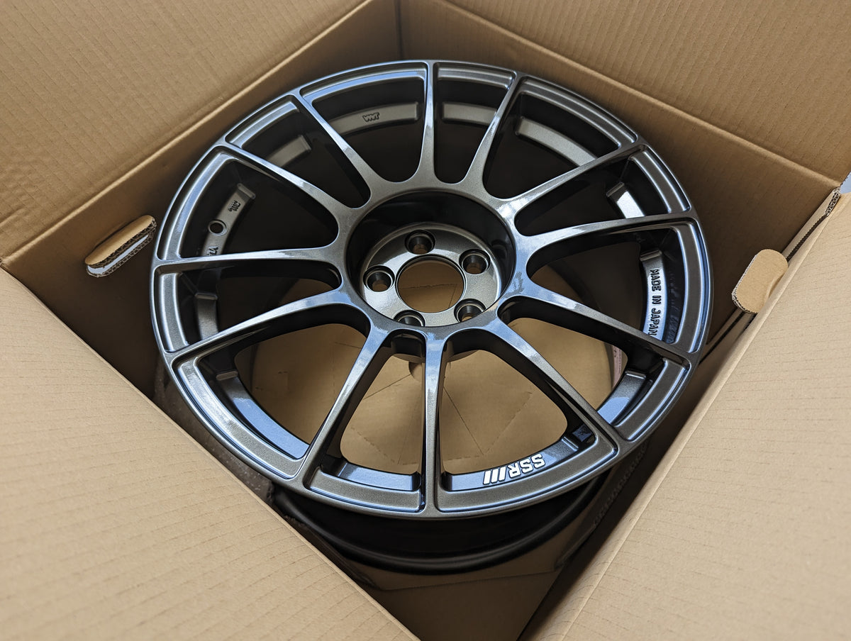 SSR GTX04 Dark Gunmetal | 5x100 | 17x9 +38 | New