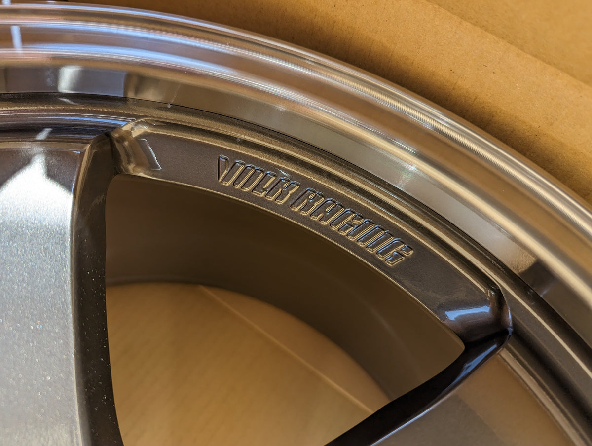 PAIR RAYS Volk Racing TE37SL with Genuine Volk Racing Stickers - 5x114.3 - 17x9 +22