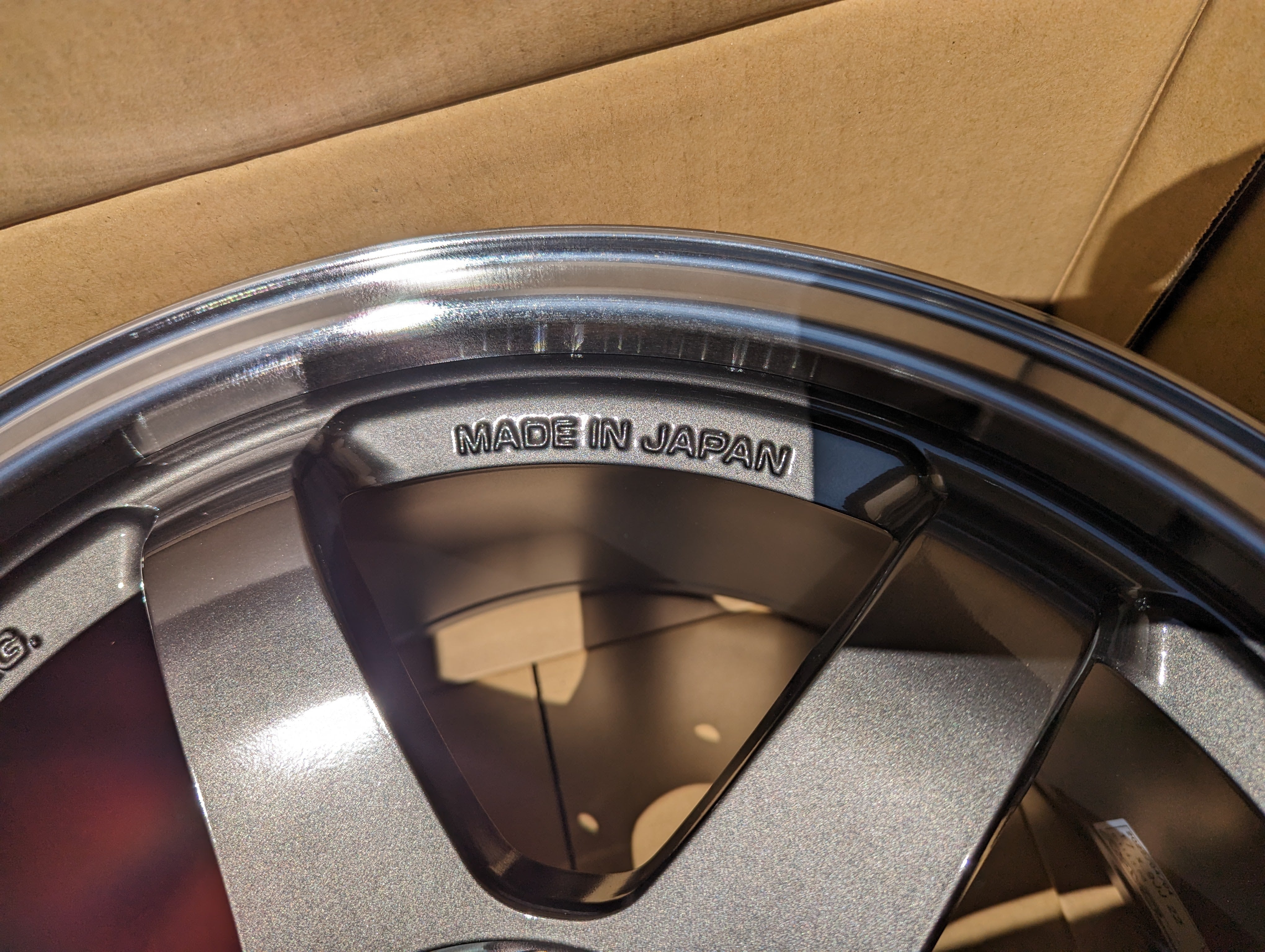 Rays Engineering Volks Racing TE37SL with Genuine Volk Racing Stickers ...