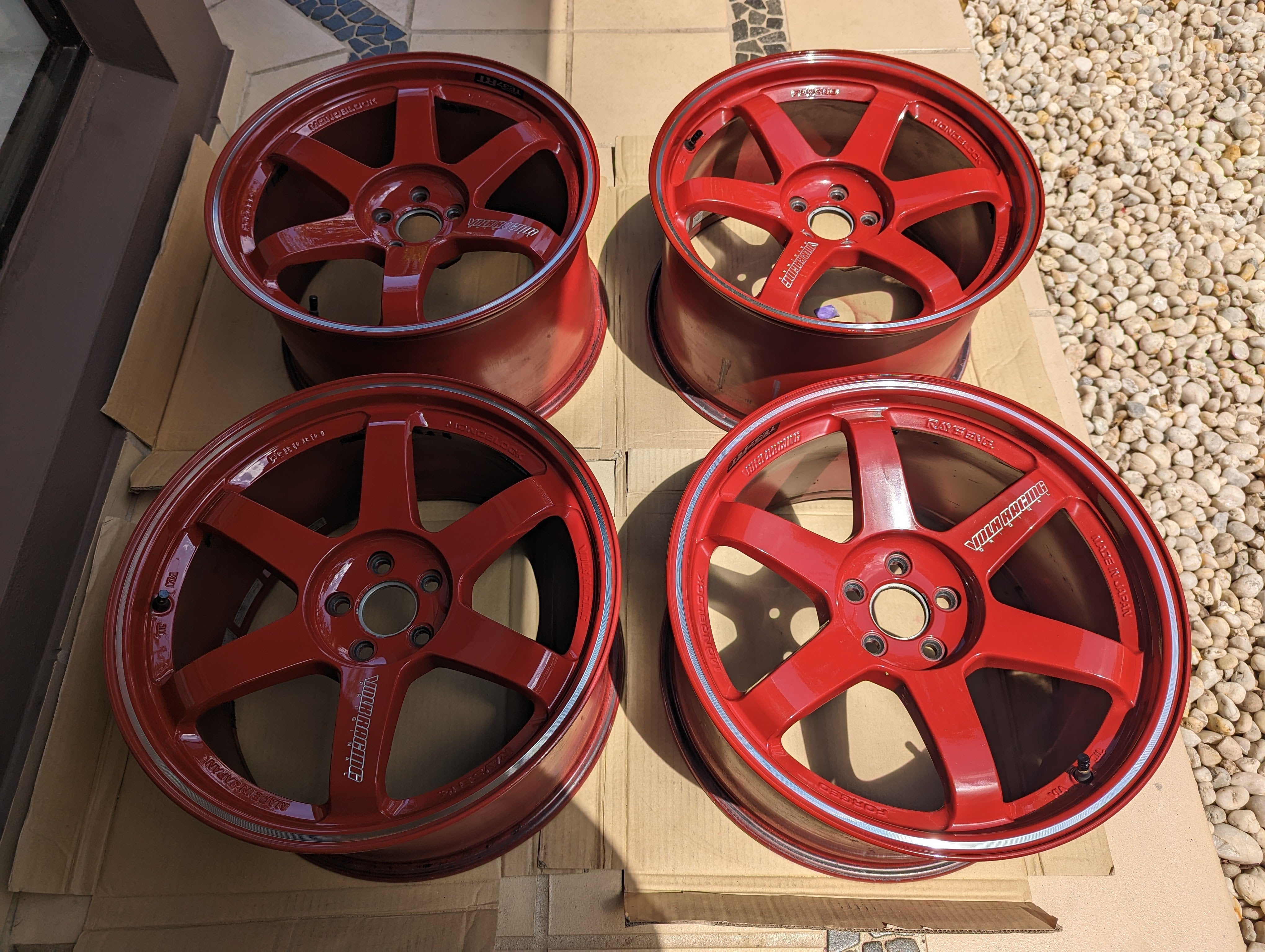 Rays Engineering Volk Racing TE37RT (Burning Red) - 5x100 - 18x10 +44