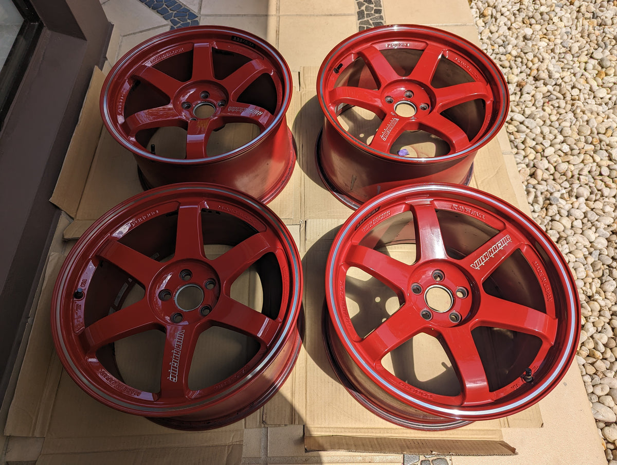 Rays Engineering Volk Racing TE37RT (Burning Red) - 5x100 - 18x10 +44