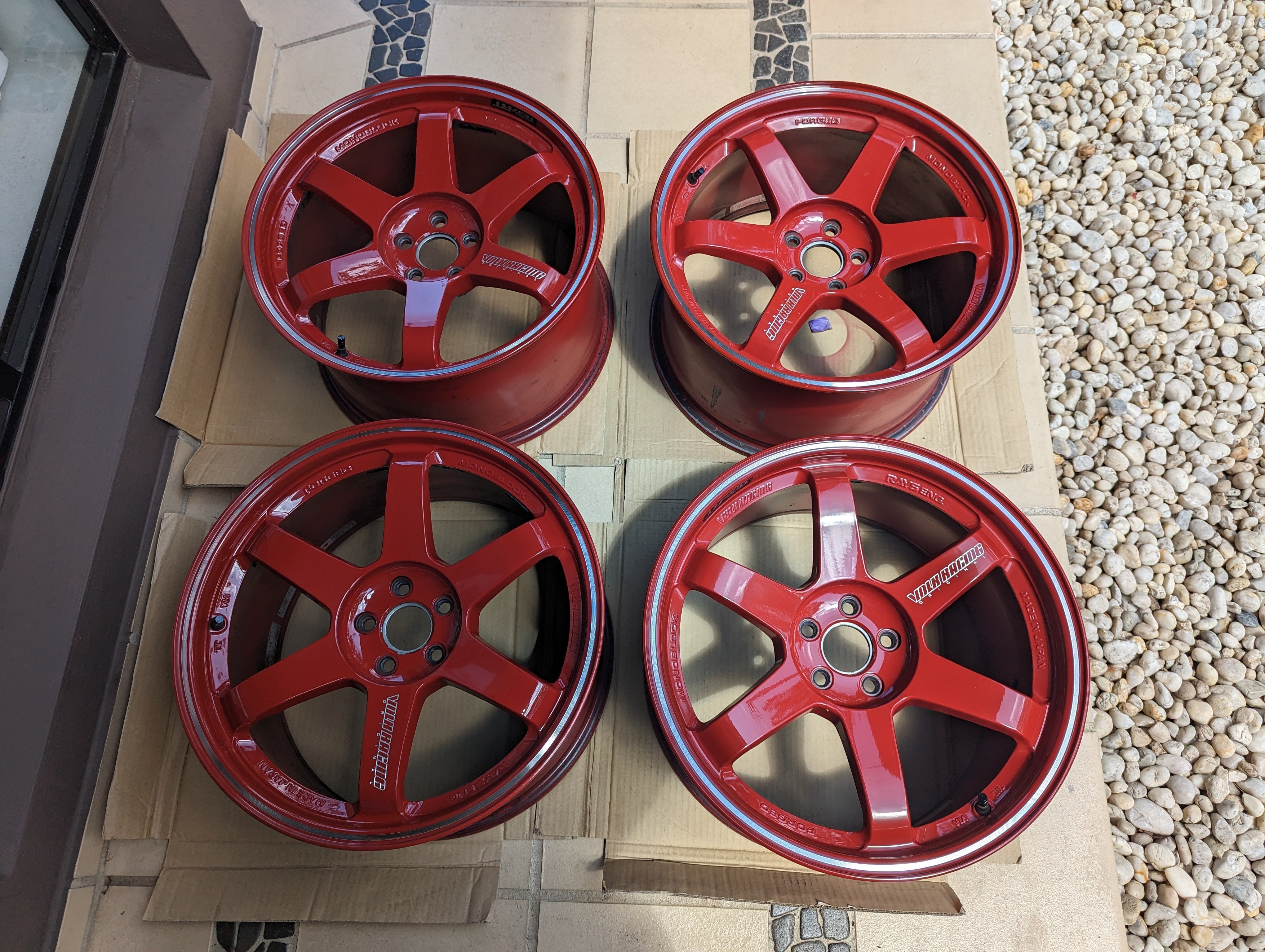 Rays Engineering Volk Racing TE37RT (Burning Red) - 5x100 - 18x10 +44