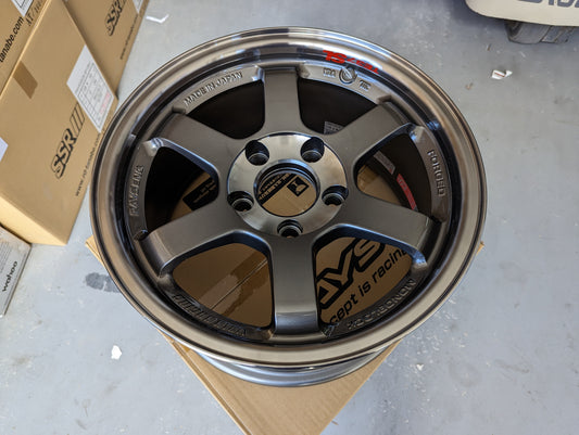 
RAYS Volk Racing TE37SL with Genuine Volk Racing Stickers