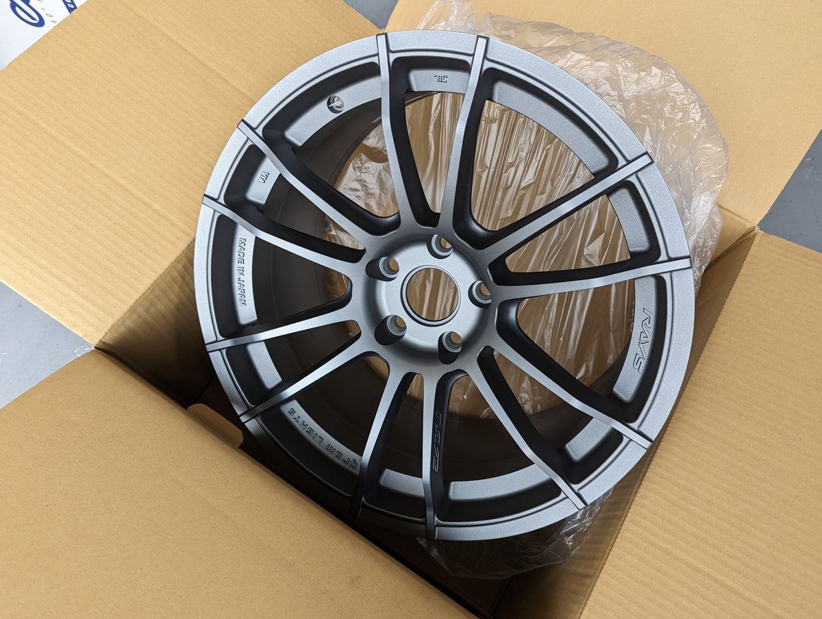 Rays Gram Lights 57 XR (Matte Gunmetal) - 5x114.3 - 18x9.5 +38