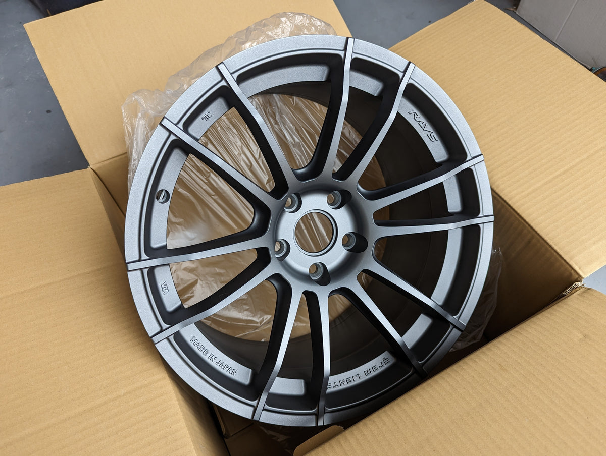 Rays Gram Lights 57 XR (Matte Gunmetal) - 5x114.3 - 18x9.5 +38