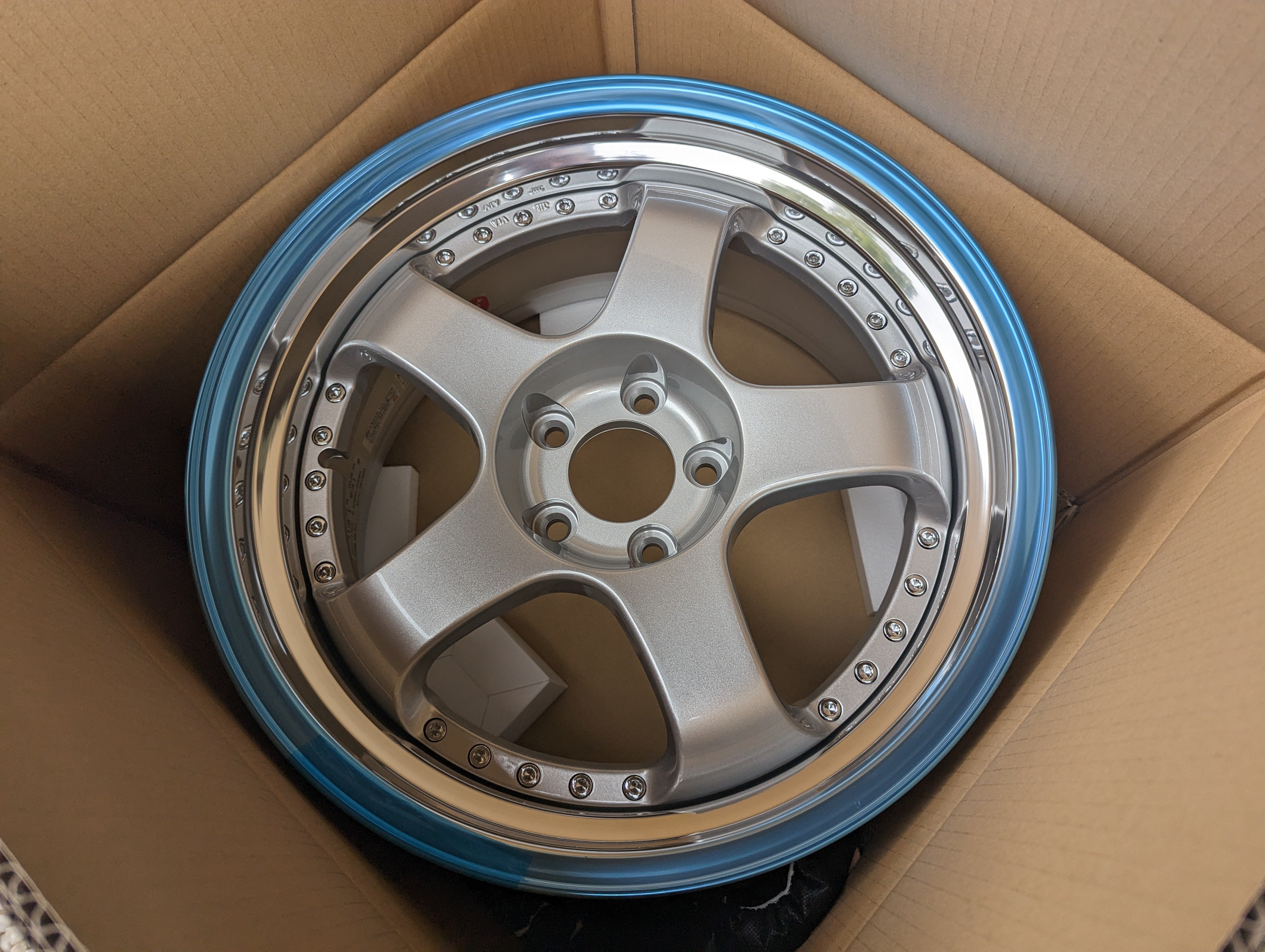 SSR SP1 (Silver) - 3 Piece Wheels - 5x114.3 -18x9.5 +25 (HP Disk)