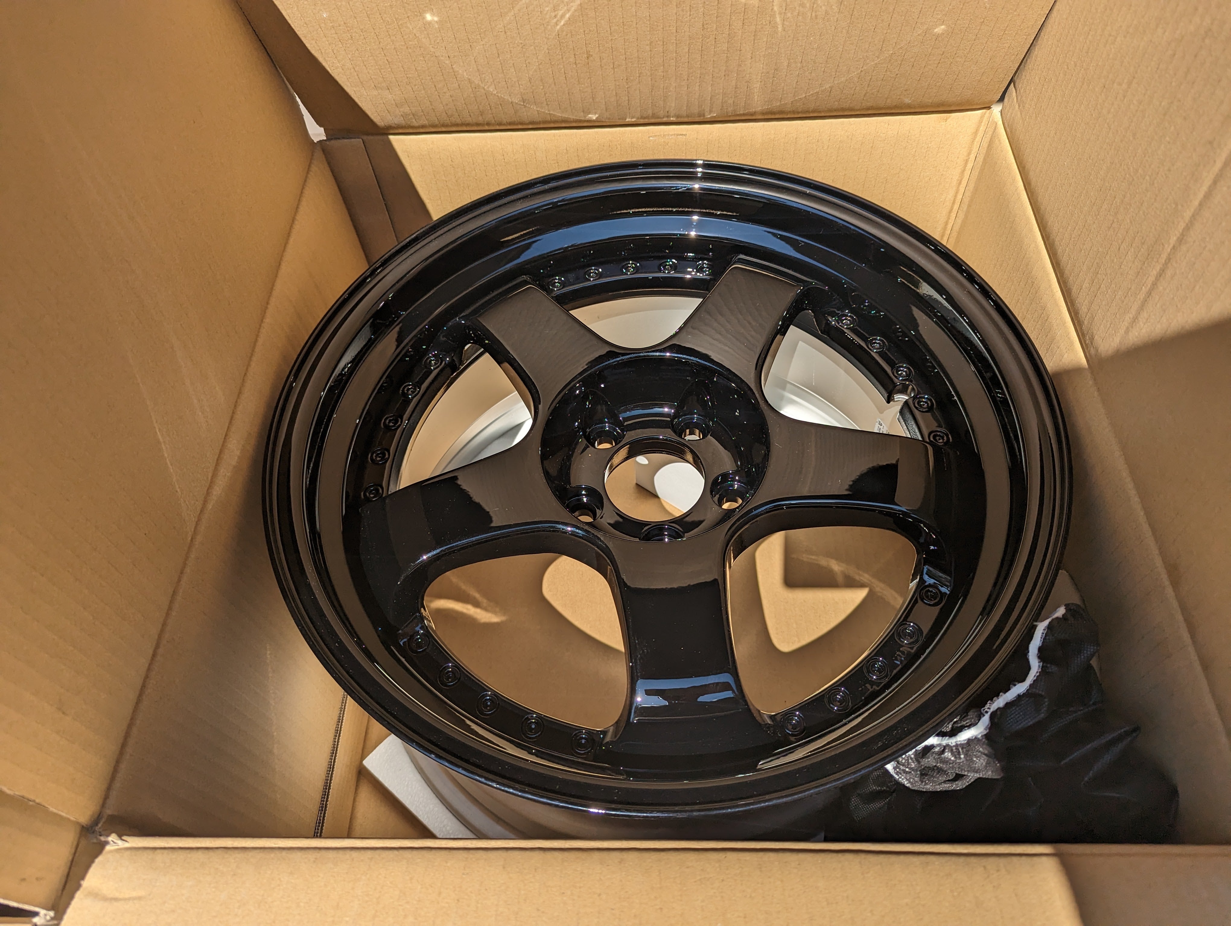 SSR SP1 (Triple Black) - 3 Piece Wheels