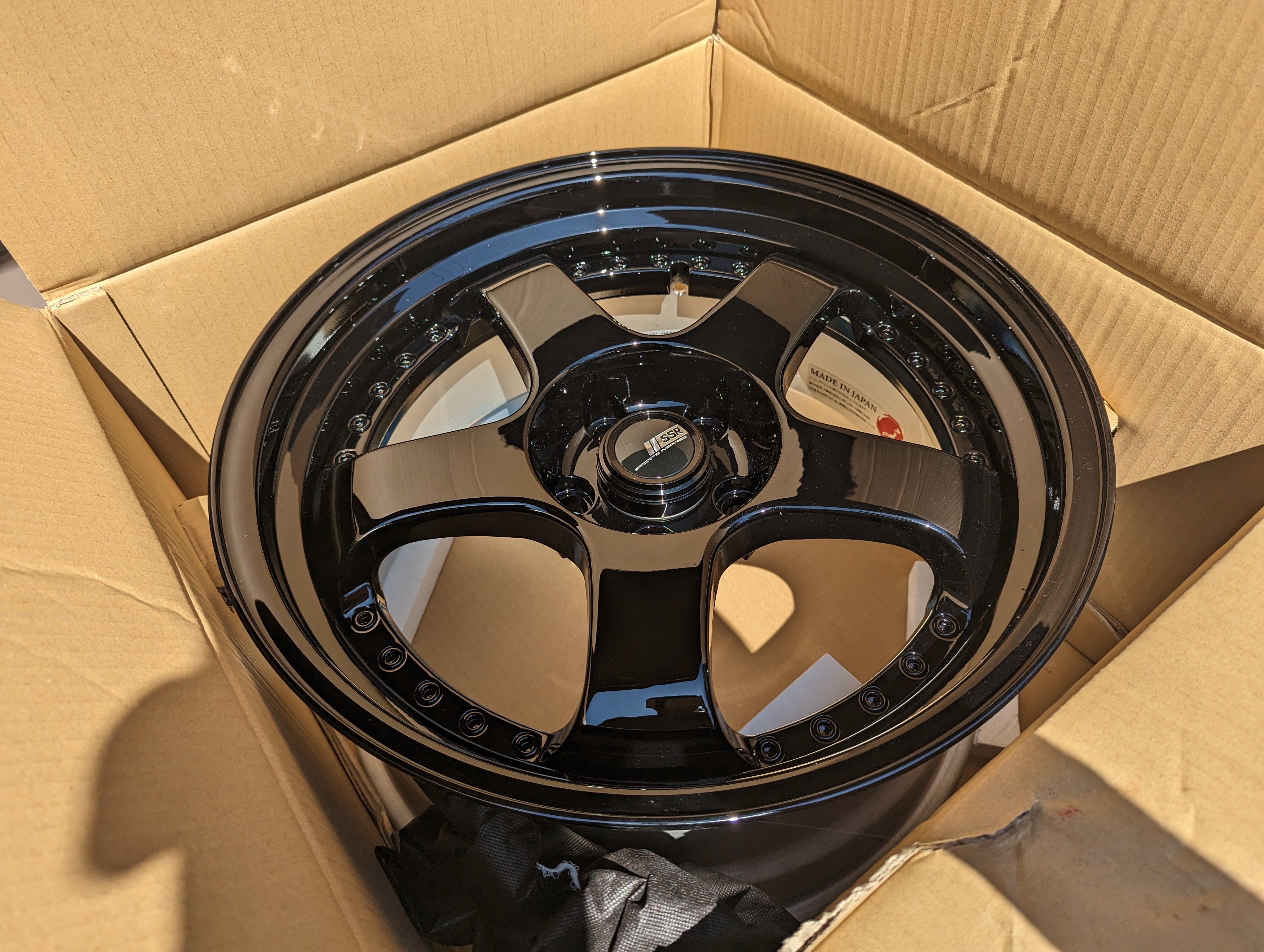 SSR SP1 (Triple Black) - 3 Piece Wheels