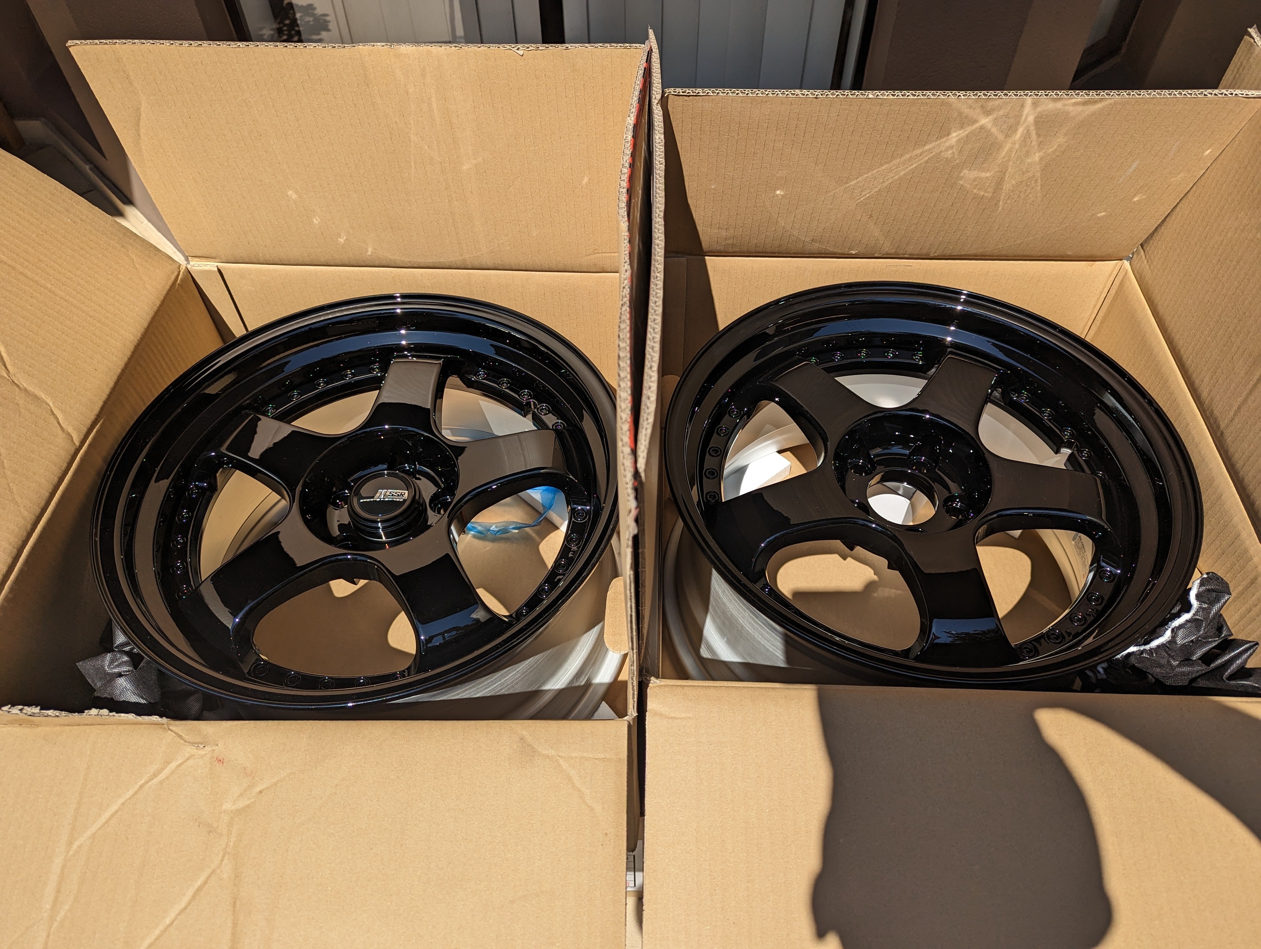 SSR SP1 (Triple Black) - 3 Piece Wheels