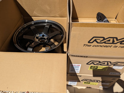 RAYS Volk Racing TE37SL (Double Pressed Black) - 5x114.3 - 18x10.5 +15