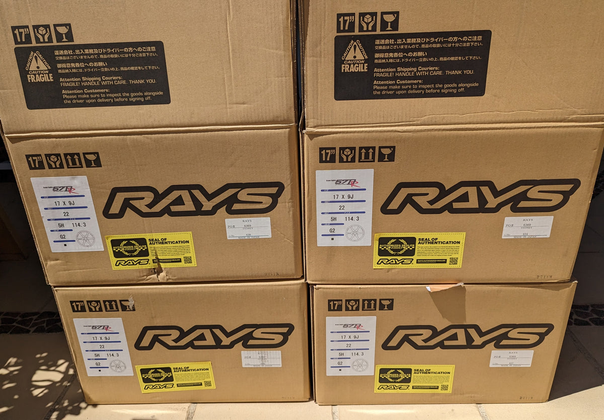 RAYS Gram Lights 57DR (Gun Blue II) - 5x114.3 - 17x9 +22