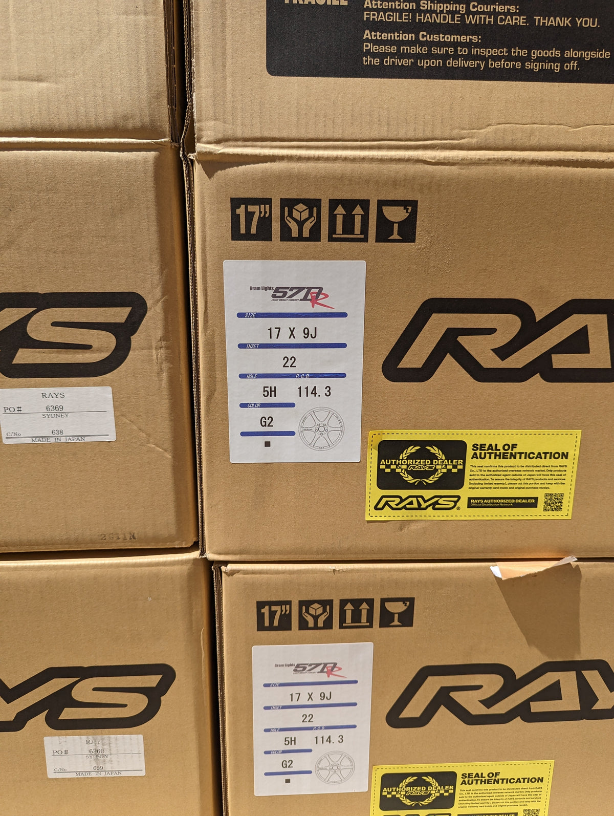 RAYS Gram Lights 57DR (Gun Blue II) - 5x114.3 - 17x9 +22