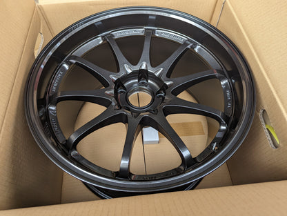 RAYS Volk Racing CE28 Club Racer II Black Edition (Diamond Dark Gunmetal) with Genuine Rays Stickers - 5x114.3 - 18x10.5 +15