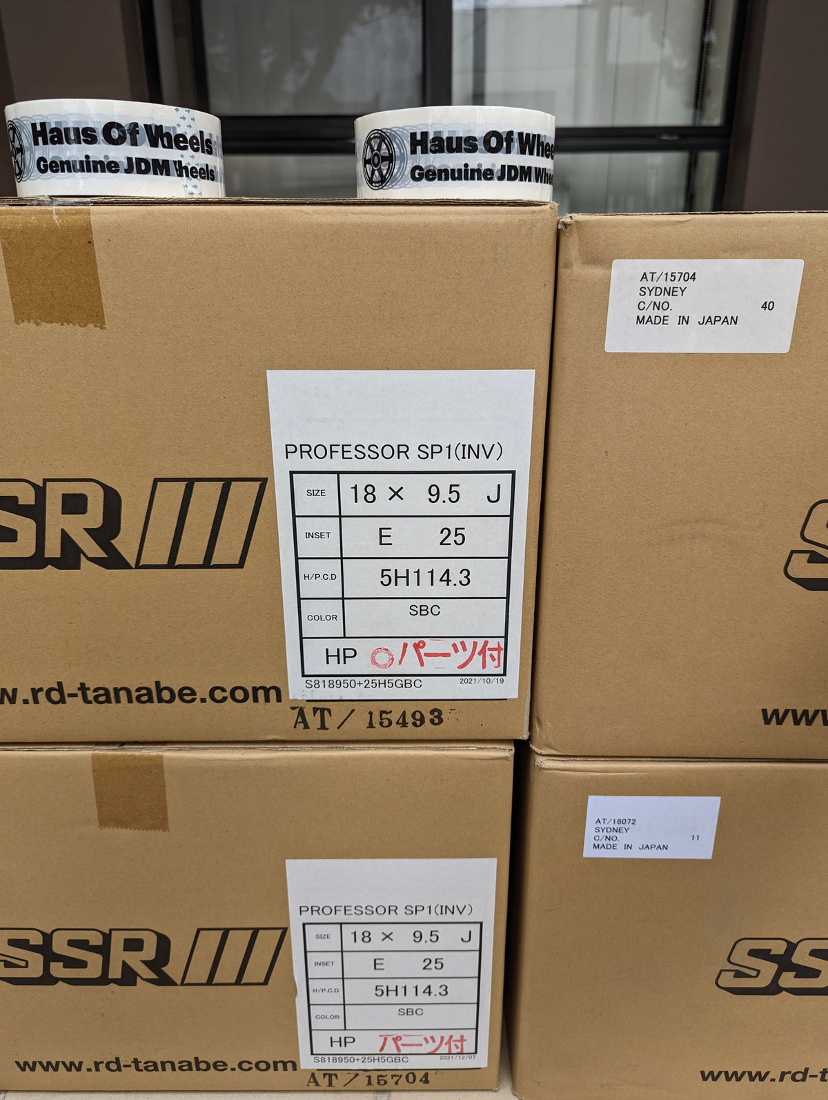 SSR SP1 SBC Chrome | 5x114.3 | 18x9.5 +25 | New | 3 Piece