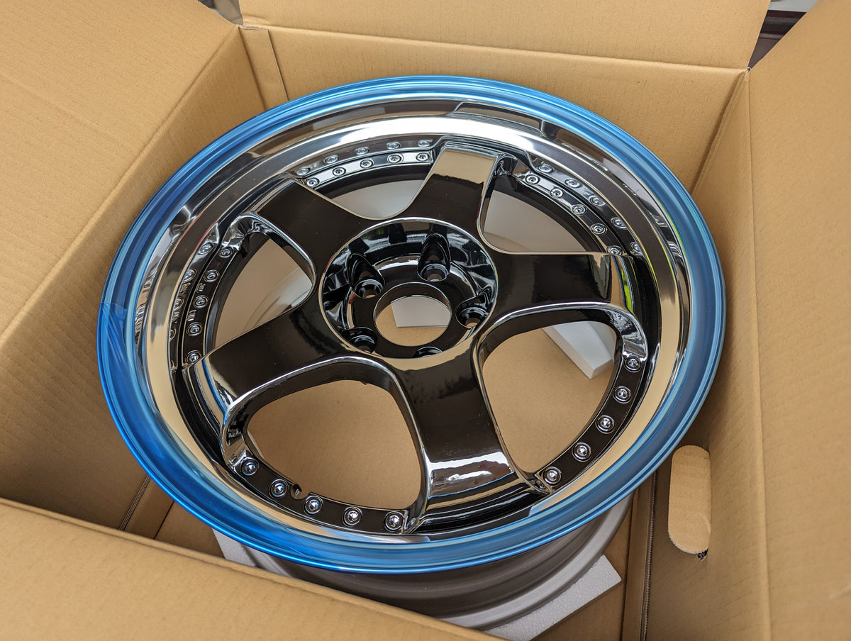SSR SP1 SBC Chrome | 5x114.3 | 18x9.5 +25 | New | 3 Piece
