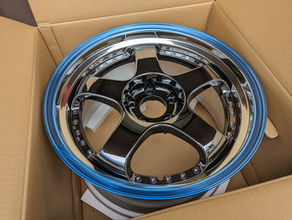 SSR SP1 SBC Chrome | 5x114.3 | 18x9.5 +25 | New | 3 Piece