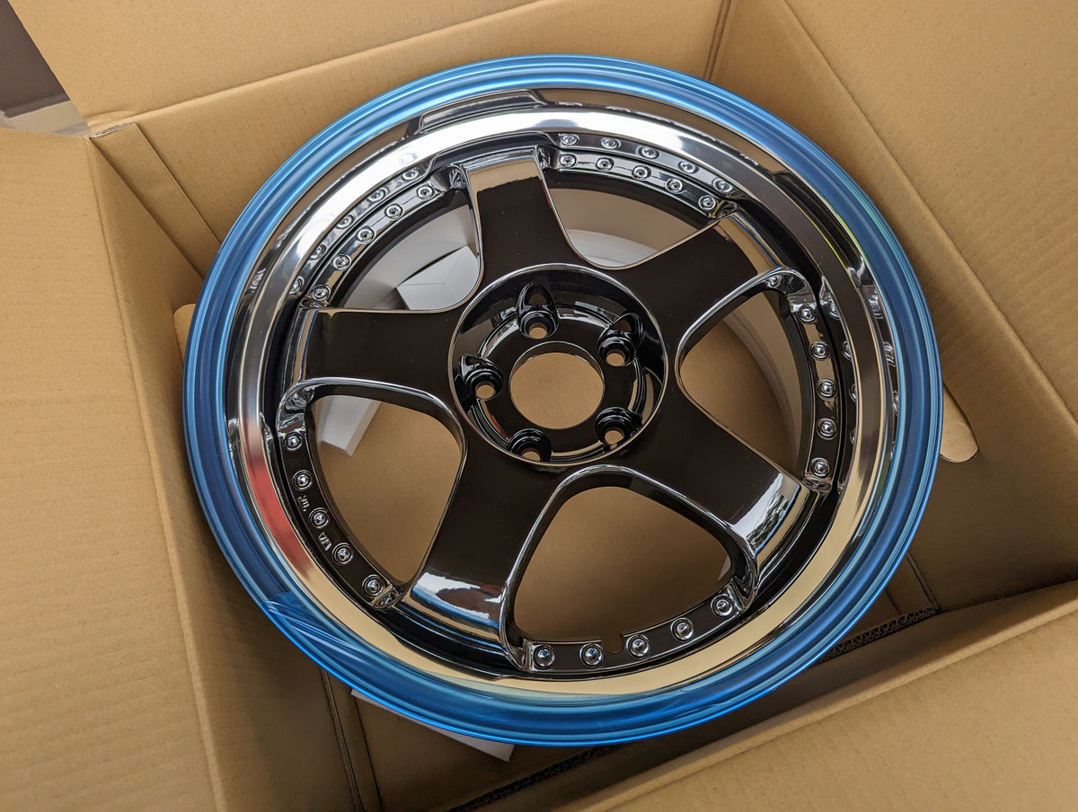 SSR SP1 SBC Chrome | 5x114.3 | 18x9.5 +25 | New | 3 Piece