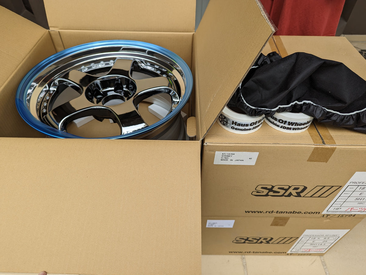 SSR SP1 SBC Chrome | 5x114.3 | 18x9.5 +25 | New | 3 Piece