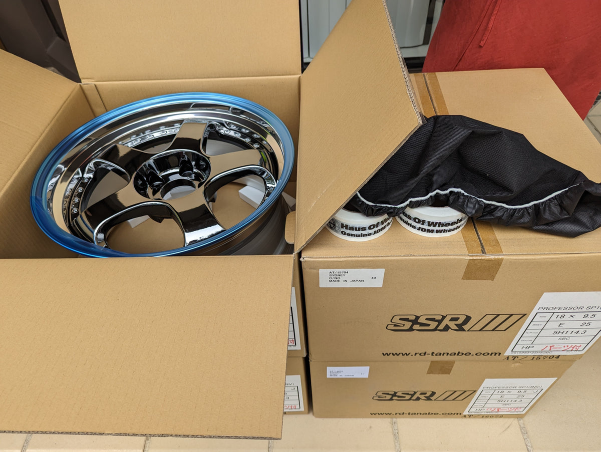 SSR SP1 SBC Chrome | 5x114.3 | 18x9.5 +25 | New | 3 Piece